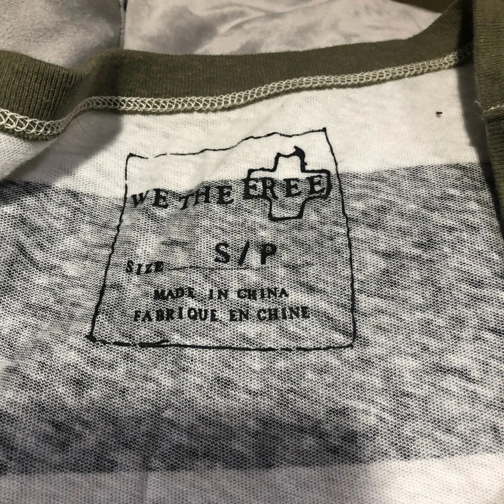 Free people striped top